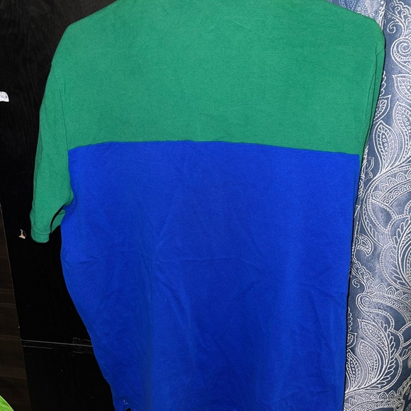 Polo Ralph Lauren Men Color Block Classic Fit R.L CO Chest Zip Mesh Polo Shirt L - Picture 6 of 6